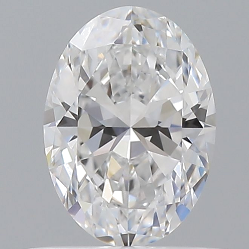 0.5 carat D-VVS2 Natūralus Oval Deimantas (1)
