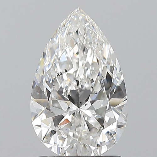 1.53 carat G-SI2 Natūralus Pear Deimantas (1)