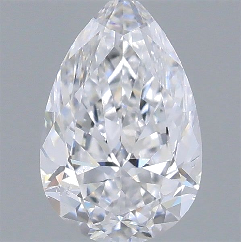 0.4 carat D-SI1 Natūralus Pear Deimantas (1)