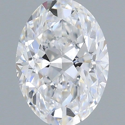 0.37 carat D-VVS2 Natūralus Oval Deimantas (1)