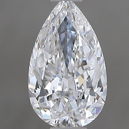 0.5 carat D-VVS2 Natūralus Pear Deimantas (1)