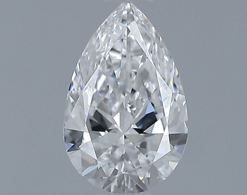 0.7 carat D-VS1 Natūralus Pear Deimantas (1)
