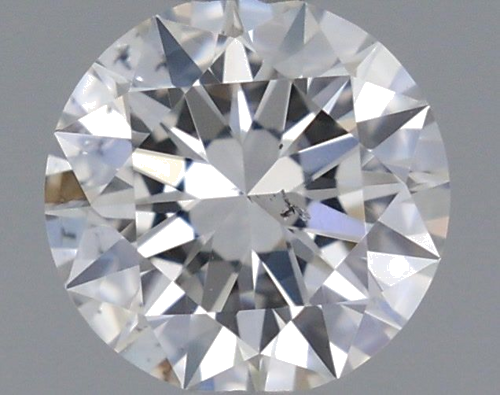 0.44 carat E-SI1 Excellent cut Natūralus Round Deimantas (1)