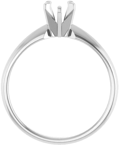 Sužadėtuvių Žiedas „Solitaire“ 585 Baltojo Aukso Pear Shape 6mm x 4mm (2)