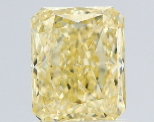 1.36 carat Fancy Yellow-VS2 Natūralus Radiant Deimantas (1)
