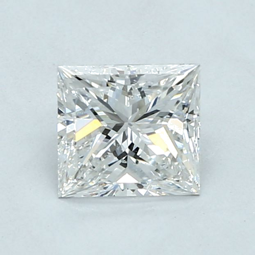 0.9 carat E-SI1 Natūralus Princess Deimantas (1)