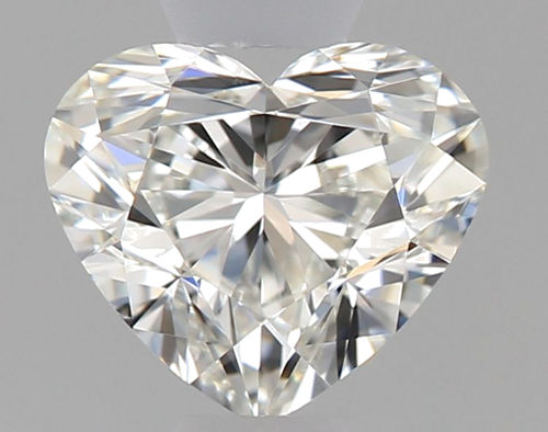 0.5 carat H-VS2 Natūralus Heart Deimantas (1)