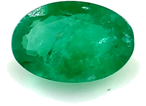 0.41 carat GREEN Oval Smaragdas (1)