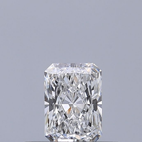 0.31 carat D-VVS2 Natūralus Radiant Deimantas (1)