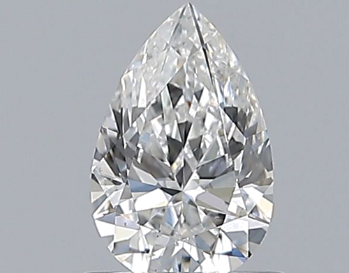 0.65 carat E-SI1 Natūralus Pear Deimantas (1)