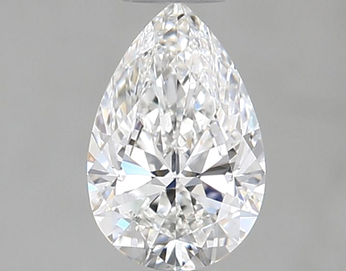 0.52 carat F-VS1 Natūralus Pear Deimantas (1)