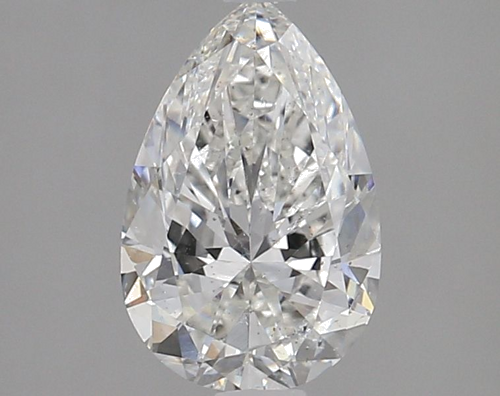 1.8 carat H-SI2 Natūralus Pear Deimantas (1)