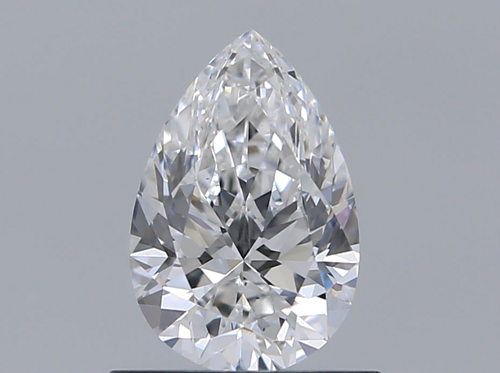 0.7 carat D-VS2 Natūralus Pear Deimantas (1)