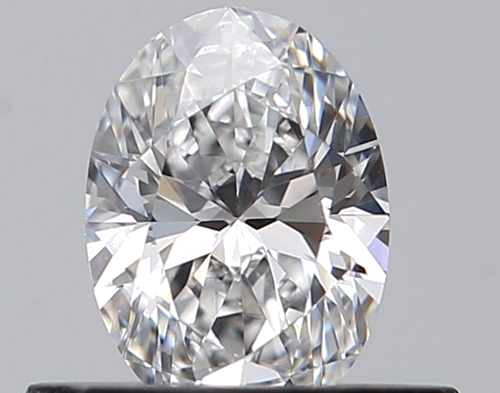 0.43 carat D-VVS2 Natūralus Oval Deimantas (1)