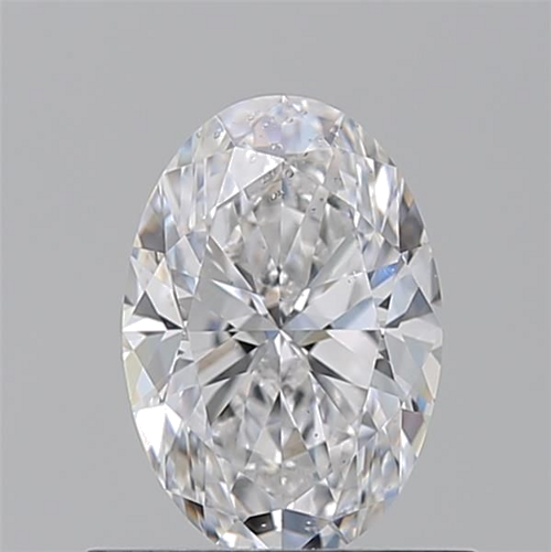0.7 carat D-SI2 Natūralus Oval Deimantas (1)