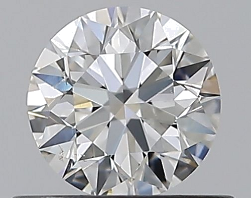 0.51 carat F-SI1 Excellent cut Natūralus Round Deimantas (1)