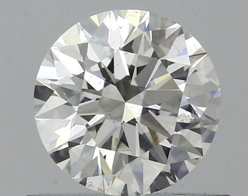 0.57 carat G-SI1 Excellent cut Natūralus Round Deimantas (1)