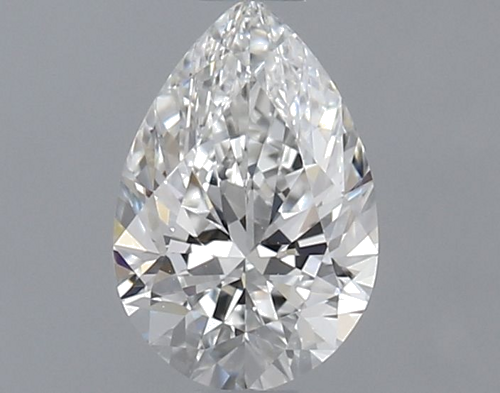 0.5 carat F-VS1 Natūralus Pear Deimantas (1)