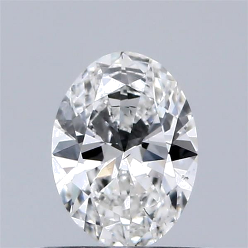 0.46 carat F-SI1 Natūralus Oval Deimantas (1)