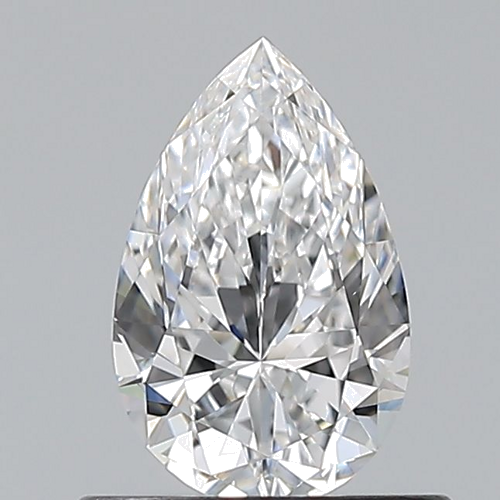 0.6 carat E-VVS2 Natūralus Pear Deimantas (1)
