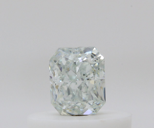 0.29 carat Light Green-VS2 Natūralus Radiant Deimantas (1)