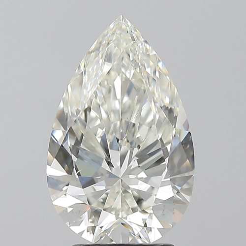 3.01 carat I-SI1 Natūralus Pear Deimantas (1)