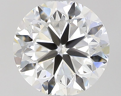 0.5 carat F-VVS2 GD cut Natūralus Round Deimantas (1)