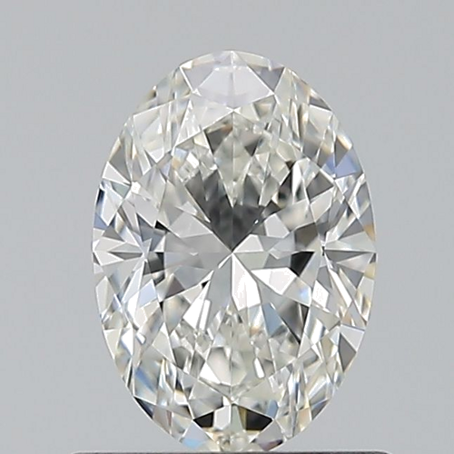 0.6 carat H-VVS2 Natūralus Oval Deimantas (1)