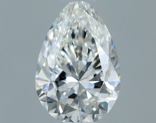 0.4 carat F-VVS2 Natūralus Pear Deimantas (1)