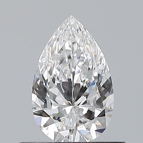 0.5 carat D-VS1 Natūralus Pear Deimantas (1)
