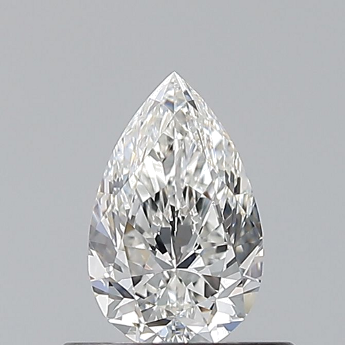 0.51 carat F-VS1 Natūralus Pear Deimantas (1)