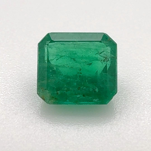 1.13 carat GREEN STEP cut Octagonal Smaragdas (1)