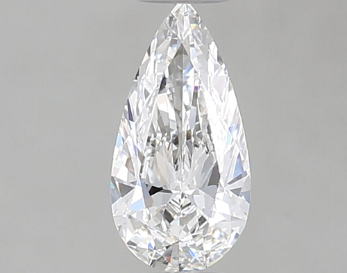 0.41 carat E-VVS1 Natūralus Pear Deimantas (1)