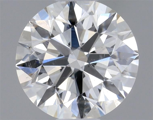 0.43 carat F-SI2 Excellent cut Natūralus Round Deimantas (1)
