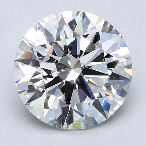 2.5 carat H-SI1 Excellent cut Natūralus Round Deimantas (1)