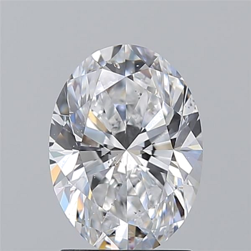 1.5 carat D-SI1 Natūralus Oval Deimantas (1)