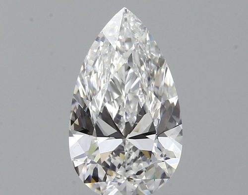 0.5 carat D-VS2 Natūralus Pear Deimantas (1)
