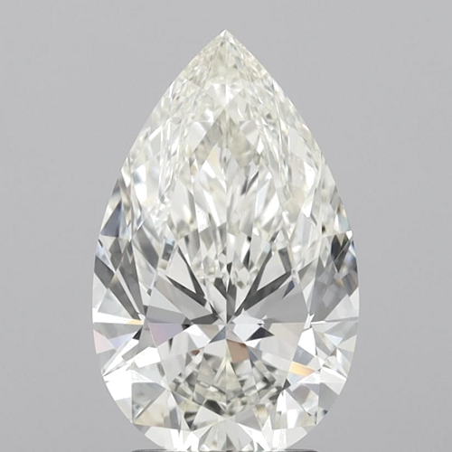 2.5 carat J-VVS1 Natūralus Pear Deimantas (1)