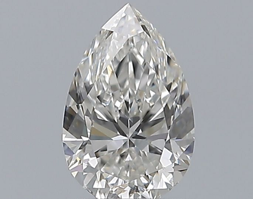 0.7 carat F-SI1 Natūralus Pear Deimantas (1)