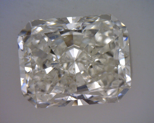 2.01 carat J-SI2 Natūralus Radiant Deimantas (1)