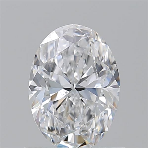 0.9 carat D-SI2 Natūralus Oval Deimantas (1)