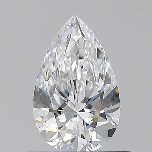 0.6 carat D-VS2 Natūralus Pear Deimantas (1)
