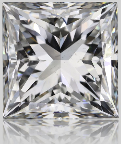 1.7 carat G-SI1 Natūralus Princess Deimantas (1)