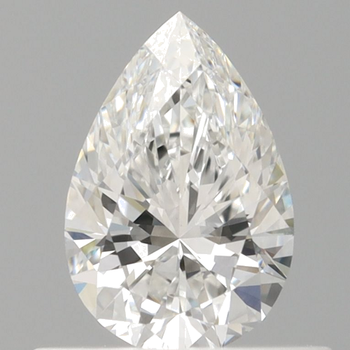 0.5 carat F-VVS1 Natūralus Pear Deimantas (1)