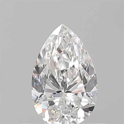 0.5 carat F-VS1 Natūralus Pear Deimantas (1)