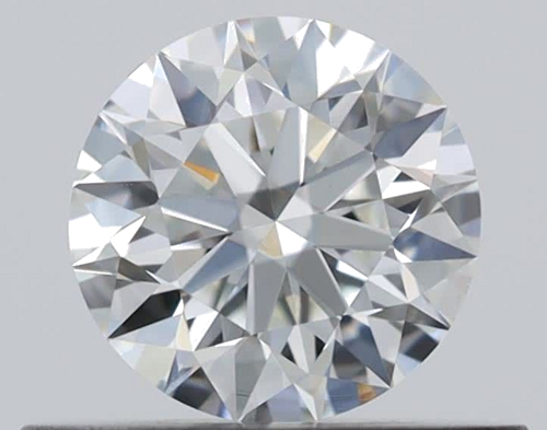 0.42 carat H-VVS2 Excellent cut Natūralus Round Deimantas (1)