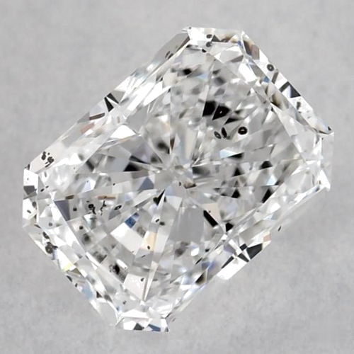 0.6 carat D-SI2 Natūralus Radiant Deimantas (1)