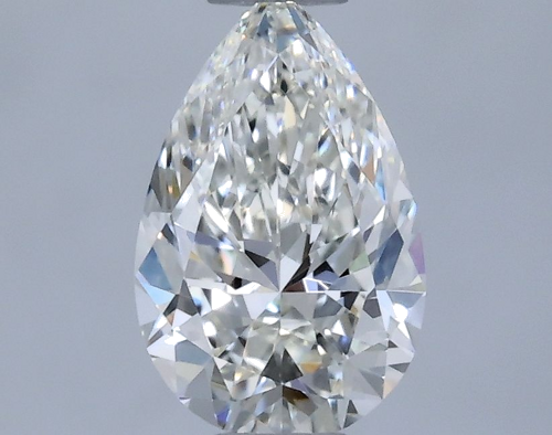 0.43 carat H-VVS1 Natūralus Pear Deimantas (1)
