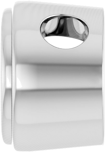 Pakabukas „Bezel-Set Solitaire“ 14k white gold Oval 7mm x 5mm (3)