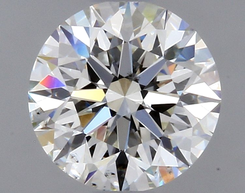 0.81 carat I-SI1 Excellent cut Natūralus Round Deimantas (1)